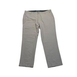 Haus Of Grey Pants Men's Size 40/30 Golf Chino Matte Grey Performance Soft